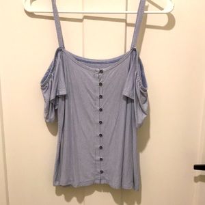 Off the shoulder “soft and sexy” American Eagle